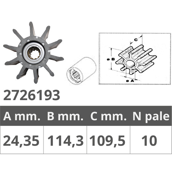 Finnord Sherwood Impeller 30000k