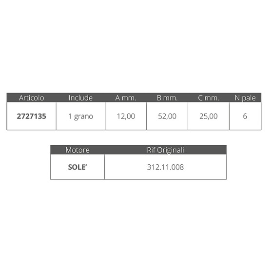 Finnord Girante Sole&#39; 312.11.008