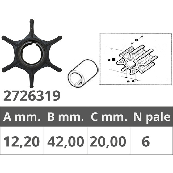 Finnord Suzuki Impeller 2t 8-9.9 Hp