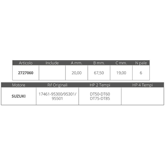 Finnord Girante Suzuki 2t Dt50-60-75-85