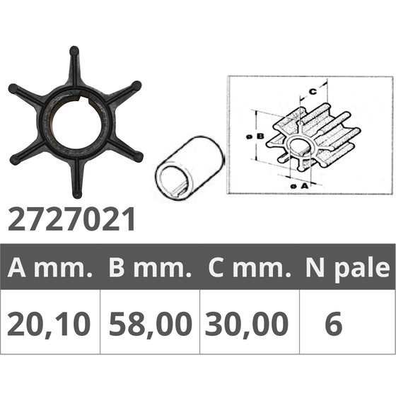 Finnord Laufrad Yamaha 2t 75-85-90 PS