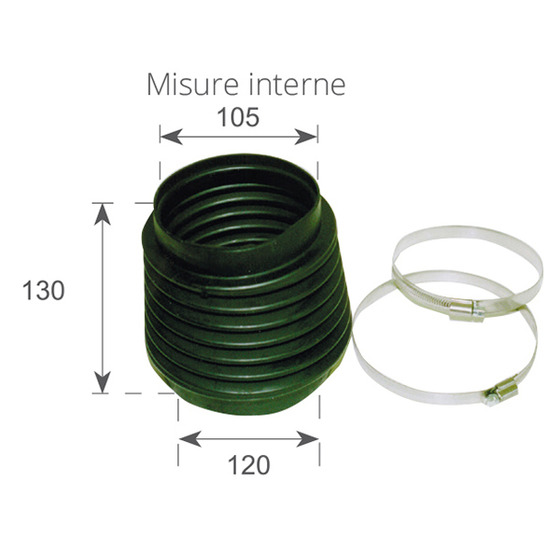 Finnord Soufflet de transmission pour moteurs Aq200/250/270/275/280/290