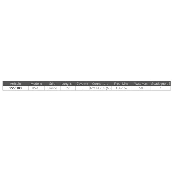 Fni Antenna Vhf Scout Cm.22