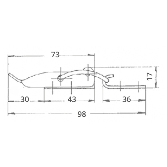 Fni Fastener Without Padlock Eye