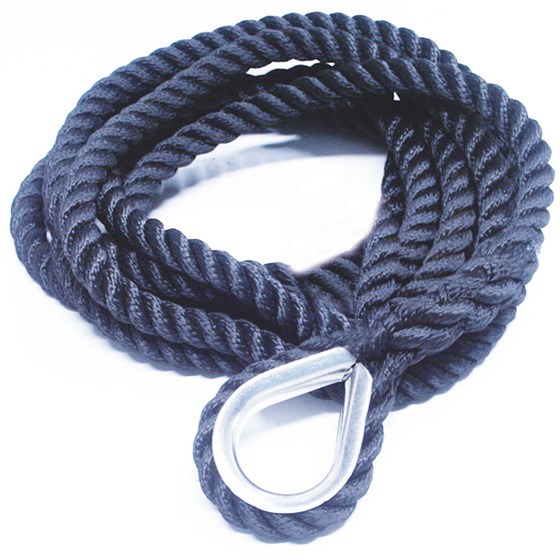 Fni Blu Navy Mooring Rope With S. S. Thimble 15 Mt