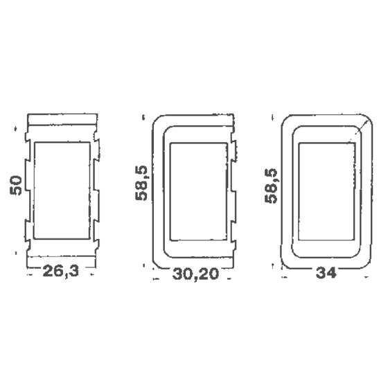 Fni Plastic Frames For Switches