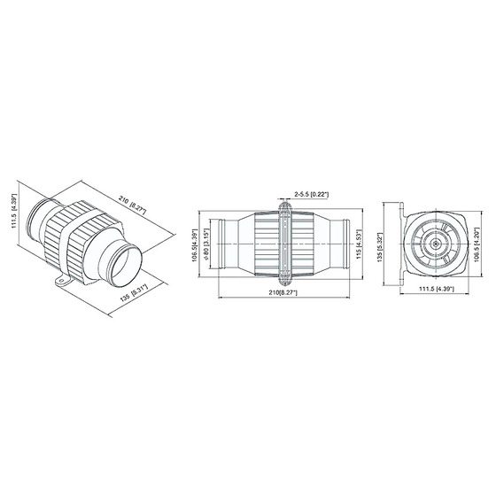 Fni Electric Blower Output 168 M3/h