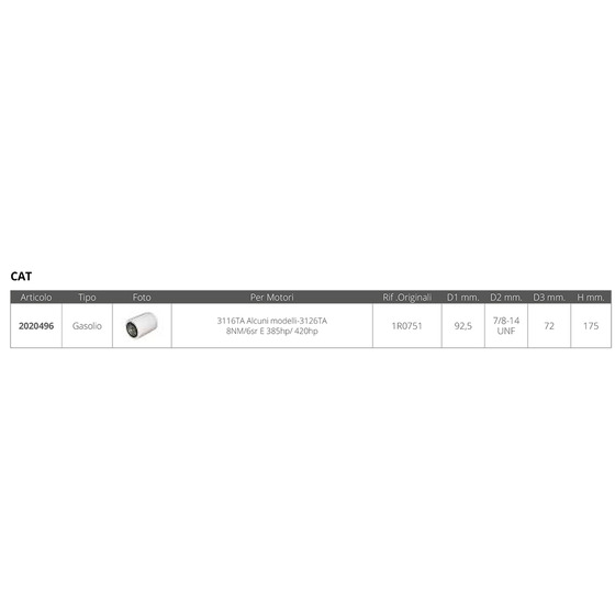 Fni Dieselfilter 1r0751