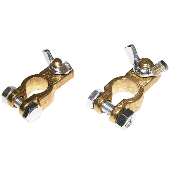 Fni Polished Brass Battery Terminal