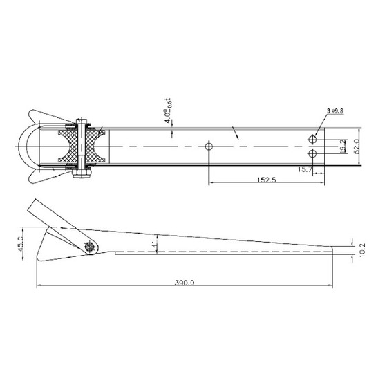 Rouleau d'arc en acier inoxydable Fni