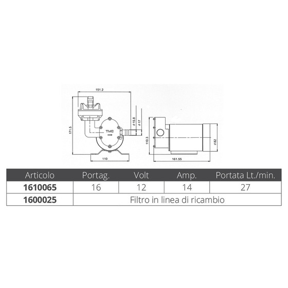 Fni Self Priming Gear Pump 12 V