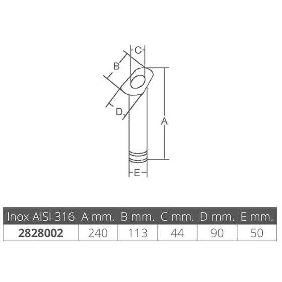 Fni Flush Mount Rod Holder