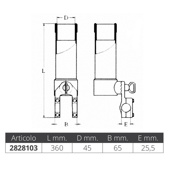 Fni Adjustable Rod Holder For Pulpits