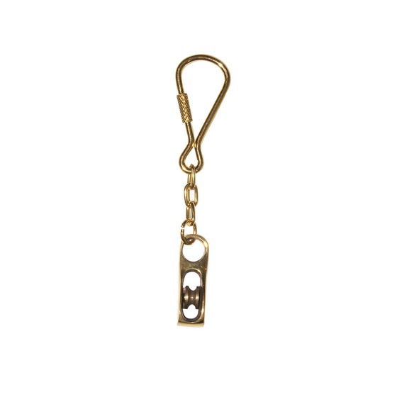 Fni Brass Block Keychain