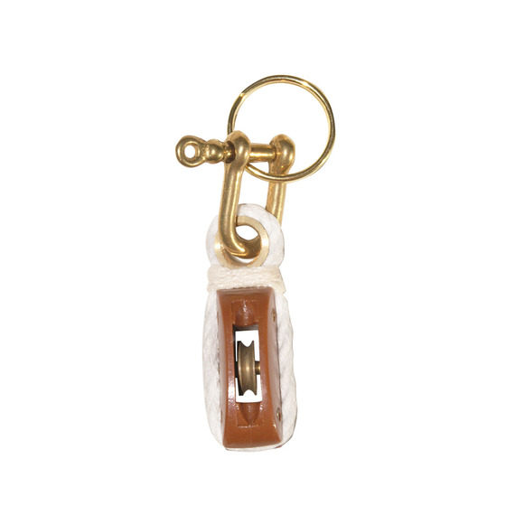 Fni Wood Block Keychain