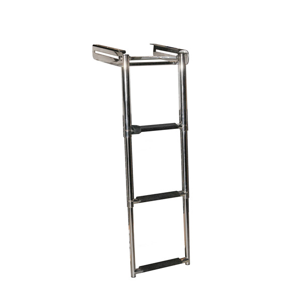 Fni Stainless Steel Telescopic Ladders 3 Steps