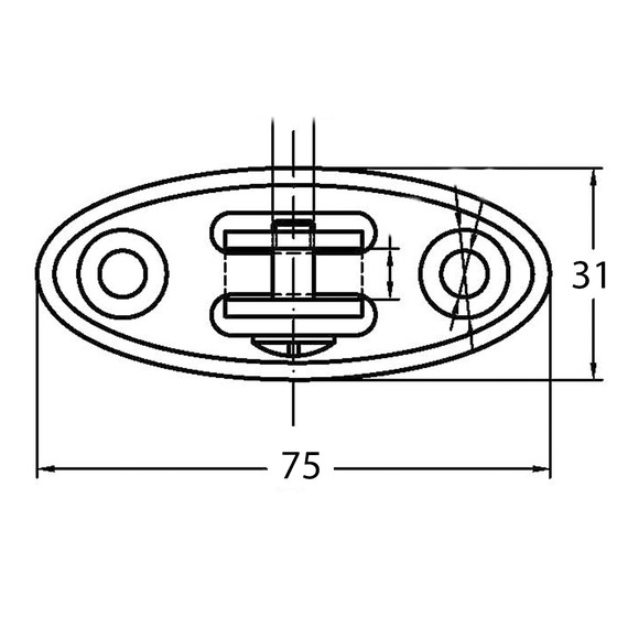 Fni Ribbed Fork Support With Plastic Base