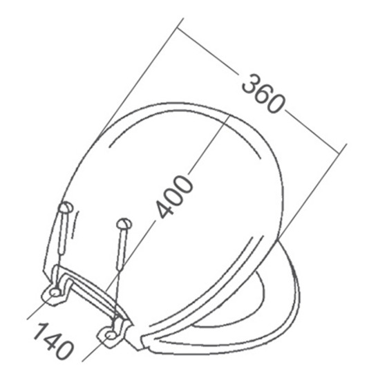 Fni Plastic Wc Spare Seat