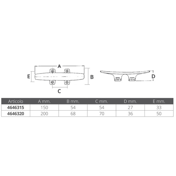 Foresti E Suardi Chromed Brass Cleats Type America