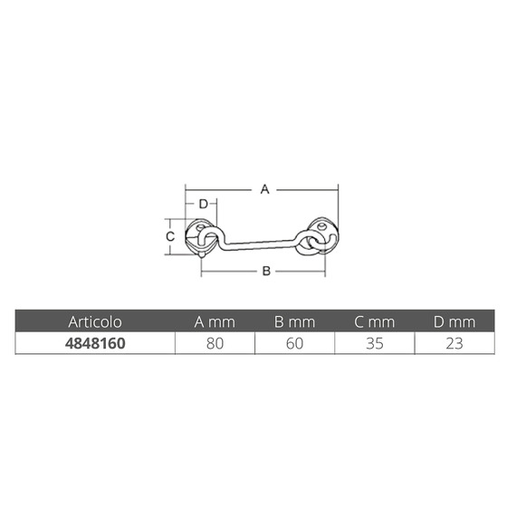 Foresti E Suardi Doorstop Hook