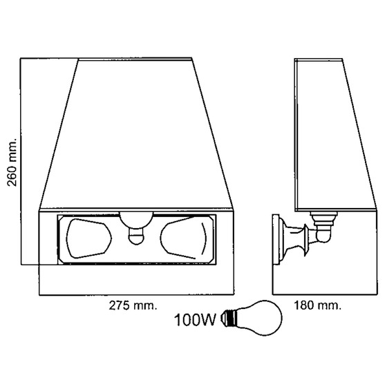 Foresti E Suardi Wall Lamp With Bollard