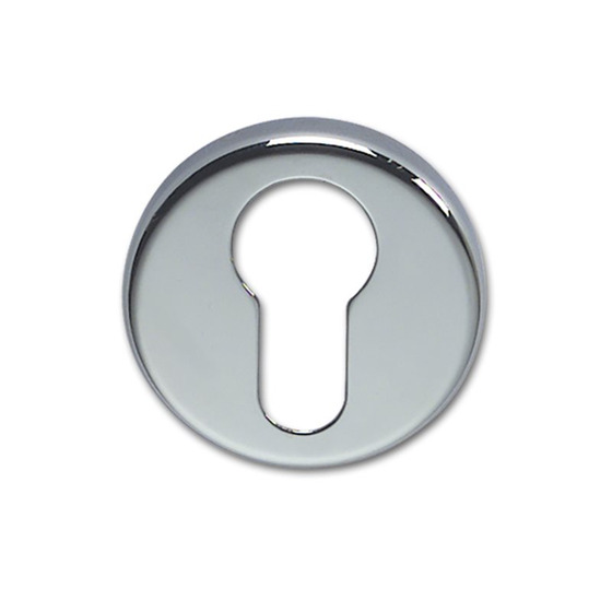 Foresti E Suardi Chromed Brass Round Escutcheon