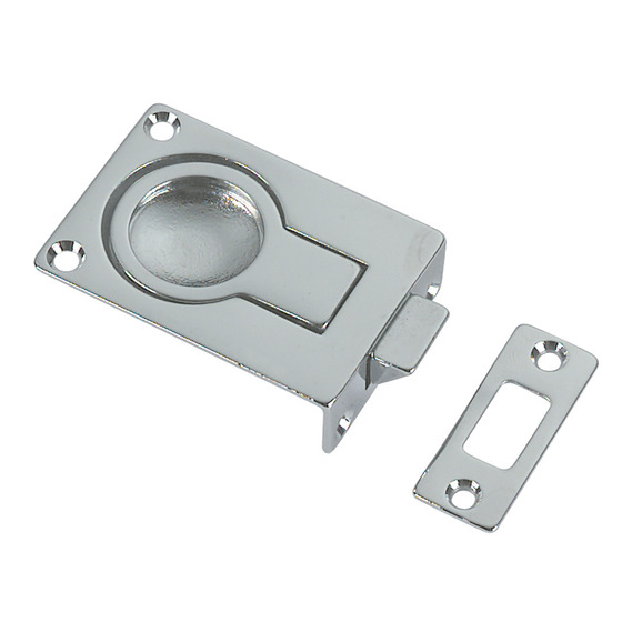 Foresti E Suardi Chromed Brass Hatch Latch Mm.57x40