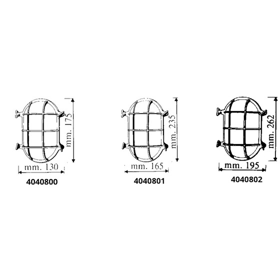 Foresti E Suardi Oval Bulkhead Light