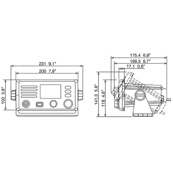 Furuno Vhf Fm 4800 With Internal Gps