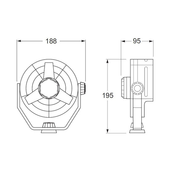 Ventilateur Turbo Hella Marine