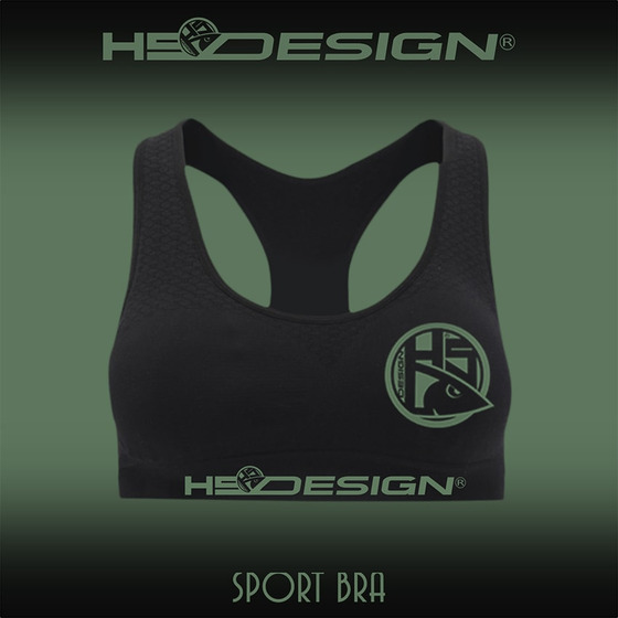 Hotspot Design Sport Bra Green Logo