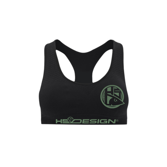 Hotspot Design Sport Bra Green Logo