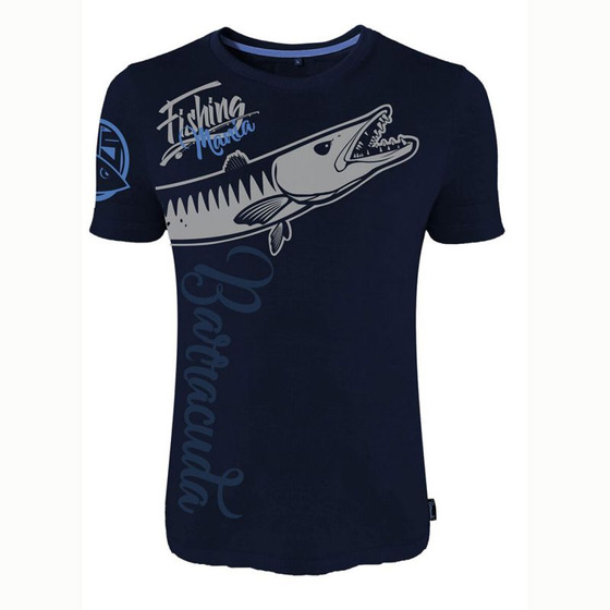 Hotspot Design T Shirt Fishing Mania Barracuda