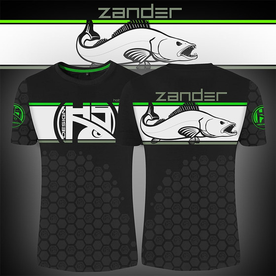 Hotspot Design T-shirt Linear Zander