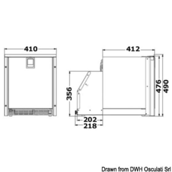 Indel - Machine à glaçons Isotherm White Ice Low Profile Isotherm par Indel Webasto Marine