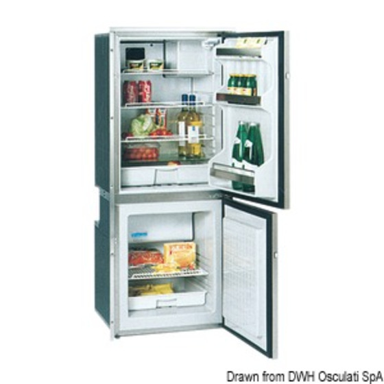 Indel - Isotherm Isotherm Refrigerator With Stainless Steel Front Panel - Double Compartment