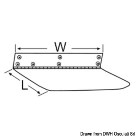 Lenco Trim Tab Kit - Edge Mounting