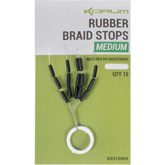 Korum Rubber Braid Stops