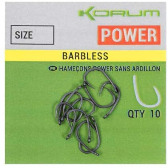 Korum Xpert Power  Barbless
