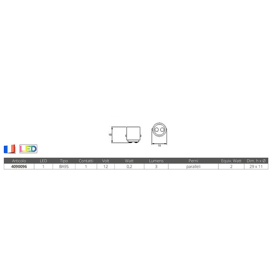 Led Concept Bulb 1 Led Ba9s