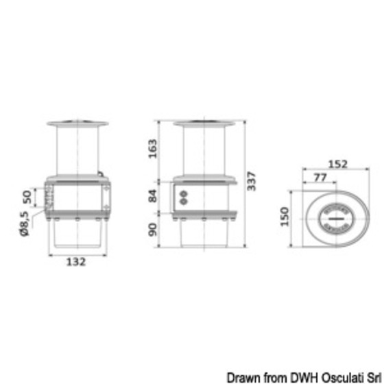 Treuil de garage Lewmar Tw650 pour la récupération des offres