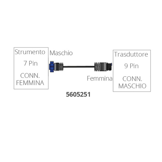 Lowrance Simrad Bg Patch Adapter For Connector 7 Pin Male To 9 Pin Female