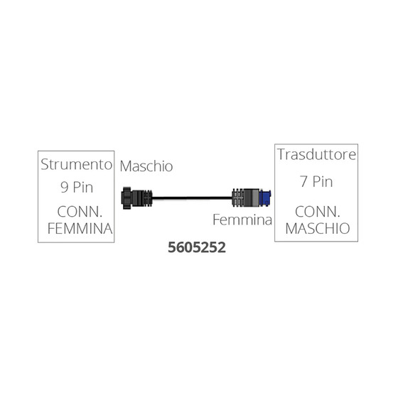 Lowrance Simrad Bg Patch Adapter For Connector 9 Pin Male To 7 Pin Female