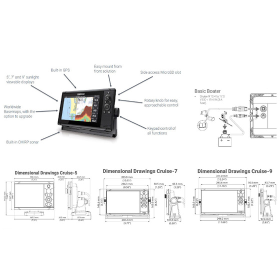 Lowrance Simrad Bg Eco/gps Cruise 7