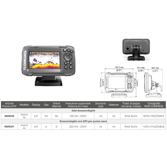 Lowrance Simrad Bg Fishfinder Hook 2 4x