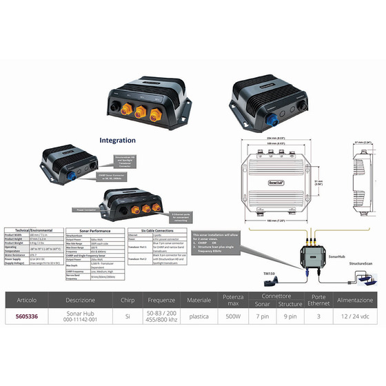 Lowrance Simrad Bg Sonar Hub Module