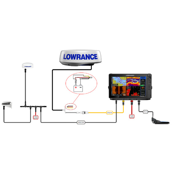 Radar Lowrance Simrad BG série Halo 20