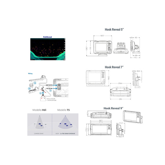 Révélation du crochet de la série Lowrance Simrad Bg