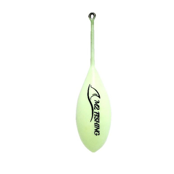 M2 Fishing Ogiva Portoghese mit Long Tail fluo weiß