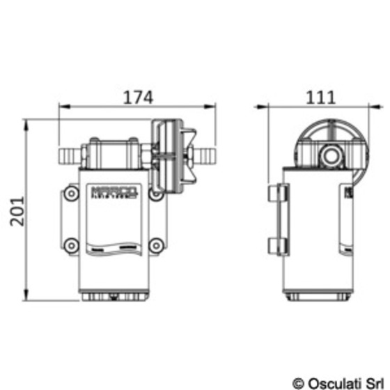 Marco Self-priming Bronze Electric Gear Pump For Diesel Oilantifreeze And Water Transfer